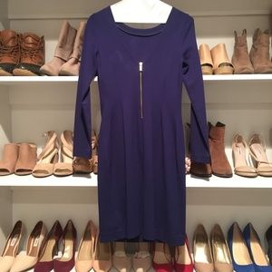 Banana Republic Fitted Dress w/Gold Zipper on back